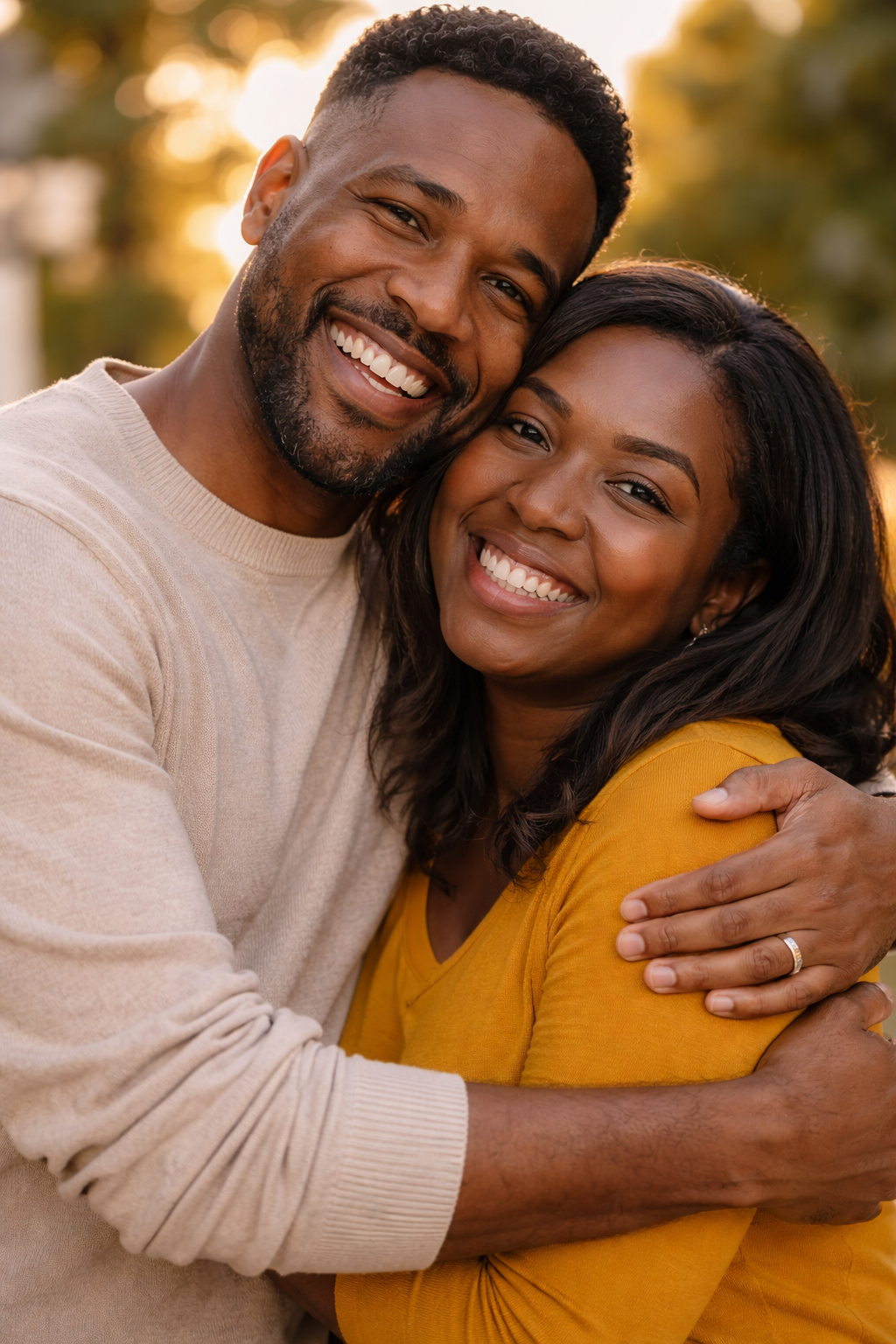 Happy couple